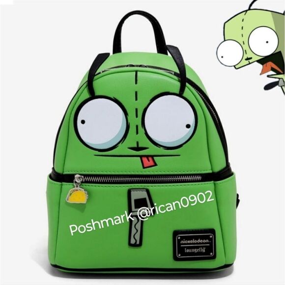 Loungefly Nickelodeon SDCC Invader Zim Gir Dog Mini Backpack - Picture 1 of 5